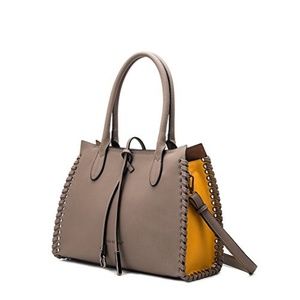 Vegan Designer Whipstitch Bag